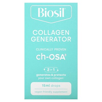 Biosil, ch-OSA 升級版膠原生成膠囊，0.5 液量盎司（15 毫升）