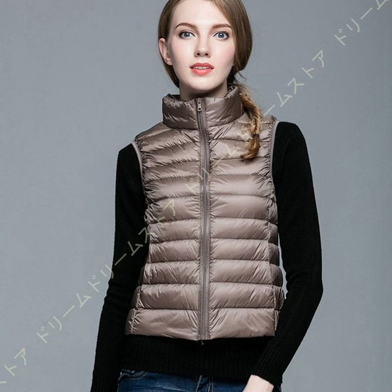 ダウンベスト レディース ライト 軽量 防寒 ダウンコート カジュアル 立ち襟 防風 暖かい 秋 冬 軽いと薄い 袖 なし ダウン ジャケット 大きいサイズ 通販 Lineポイント最大0 5 Get Lineショッピング