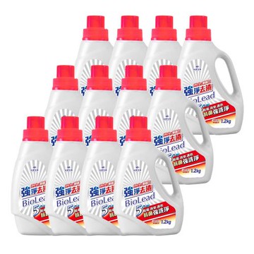 《台塑生醫》BioLead超濃縮強淨去漬洗衣精1.2kg(12瓶入)
