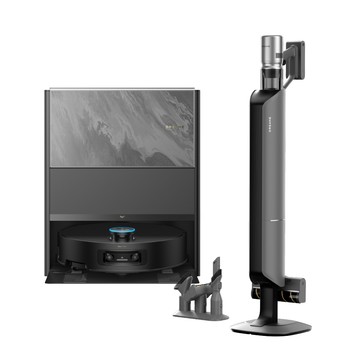 Aqua 10 Pro Track 履帶式活熱水洗地旗艦機皇+Z10S Station 自動集塵吸塵器