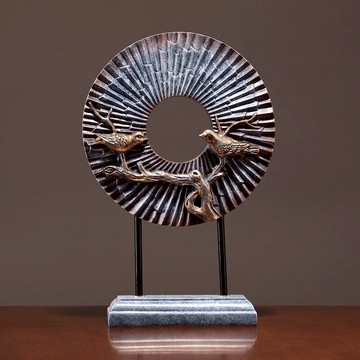 擺件家居飾品創意后現代輕奢風格樣板間玄關電視柜客廳書房裝飾品