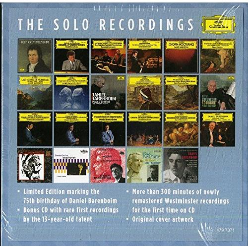 Daniel Barenboim The Solo Recordings On Deutsche Grammophon