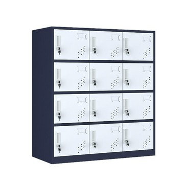 免運 開立發票 幼兒園書包櫃小學生宿舍儲物櫃帶鎖多門收納櫃兒童衣服彩色更衣櫃