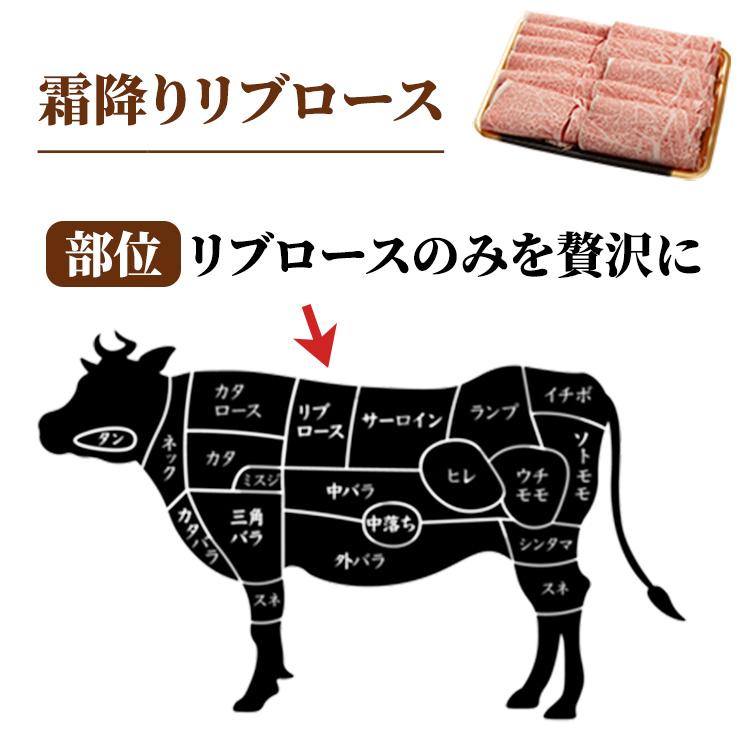 黒毛和牛リブロース すき焼き用500g