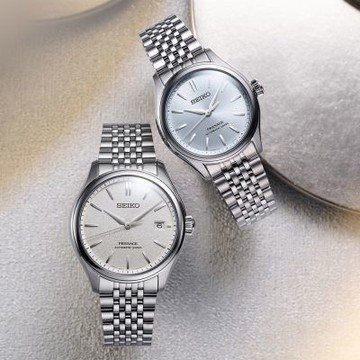 SEIKO 精工 Presage 高級互補色情侶機械錶 對錶 新春換新 送禮首選(SPB463J1+SPB521J1)_SK045