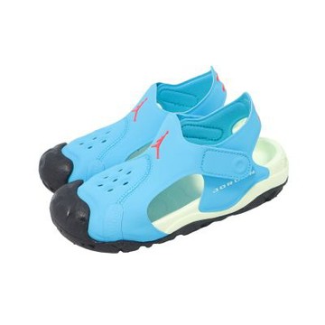 Nike 涼拖鞋 Jordan OTDR Sandal PS 中童鞋 小朋友 藍 魔鬼氈 HV8552-400