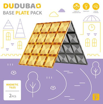 【DUDUBAO】五感繪本磁力片-大幫手（黃黑2片)