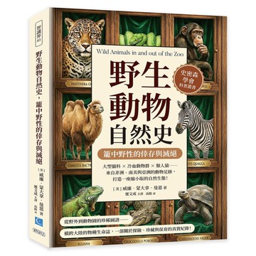 野生動物自然史，籠中野性的倖存與滅絕：大型貓科×冷血動物群×類人猿……來自非洲、南美與亞