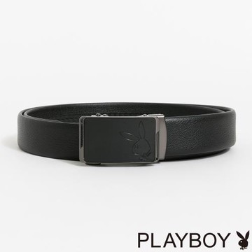 PLAYBOY - 皮帶  自動皮帶系列 - 黑色
