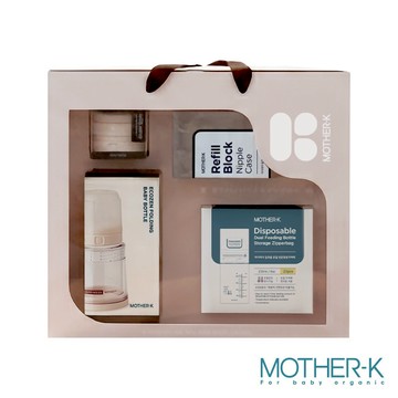 韓國MOTHER-K 精粹Ecozen 伸縮拋棄式奶瓶禮盒