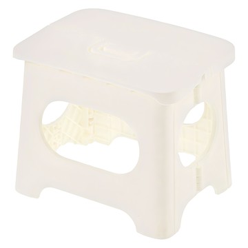 comet 塑膠便攜摺疊凳  象牙色  1個