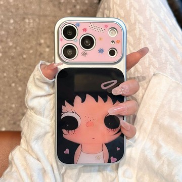 韓系可愛髮夾女孩小玉適用iPhone17promax手機殼蘋果16Promax防摔