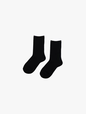 [3EA 1SET] PASTEL MIDDLE SOCKS [BLACK]