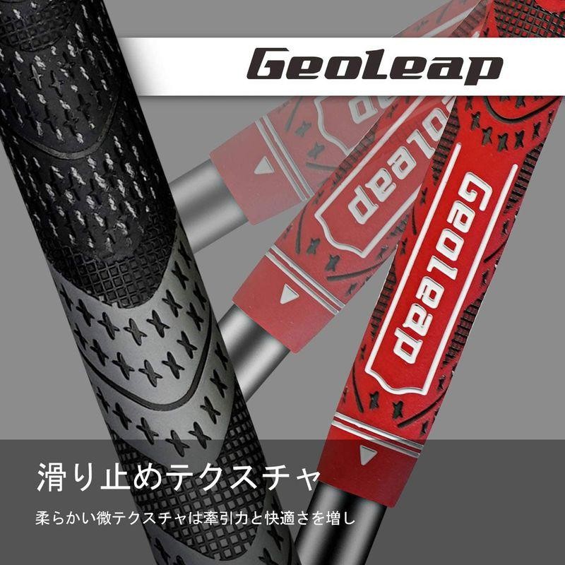 Geoleap 13本 コードゴムゴルフグリップセット、ハイブリッドゴルフ