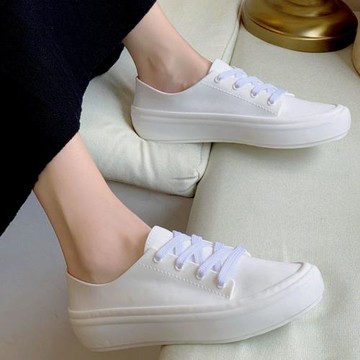 好看雨鞋女四季百搭小白鞋女2025新款休閑運動風雨靴防滑防水套鞋