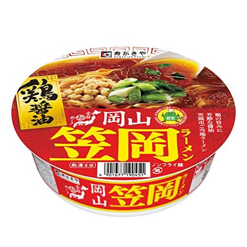 寿がきや 全国麺めぐり 笠岡ラーメン 121g×12個