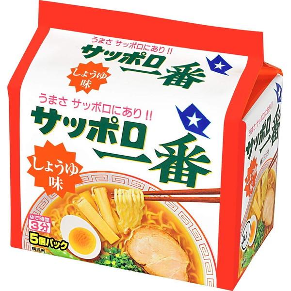 サッポロ一番 しょうゆ味  5食入 ×6個セット