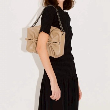 【SAMO ONDOH】全面63折起★Bun Bag M - soymilk 20