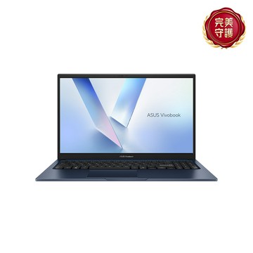 ASUS 華碩Vivobook 15系列 X1504MA 15.6吋AI文書筆玩勝強悍筆電 藍(Intel Core 3 304/8GB/512GB/WIN11)