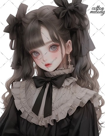 original sticker no.513 人物貼紙 原創貼紙 人物貼紙 女孩貼紙 原創人物貼紙