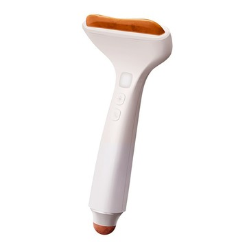 【CY 呈云】美體電動砭石刮痧板 長柄按摩儀（BM-012） 紅砭石_廠商直送