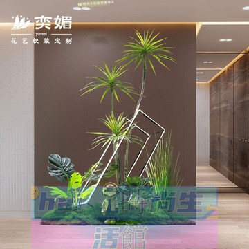 免運 可開發票 室內仿真植物造景商場櫥窗服裝店網紅綠植龍舌蘭盆景落地裝飾盆栽