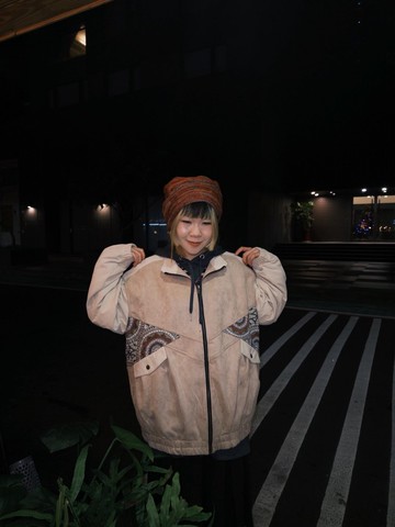 【熱門預購】異材質拼接寬鬆外套 (3色) CAA-5316