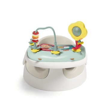 英國 Mamas&Papas 二合一育成椅v4  晨霧灰 (附玩樂盤)