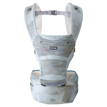 nac nac 輕量充氣腰凳式嬰幼兒揹帶  嬰幼兒尺寸  虹藍