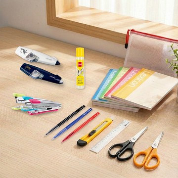 【Deli得力】職場新人包文具組/12件｜文具 辦公用品 學生文具 收納 辦公文具