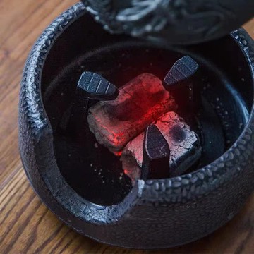 日式炭爐酒精爐煮茶爐茶具鑄鐵鐵壺炭爐家用木炭加熱茶爐風爐 雙11全館免運