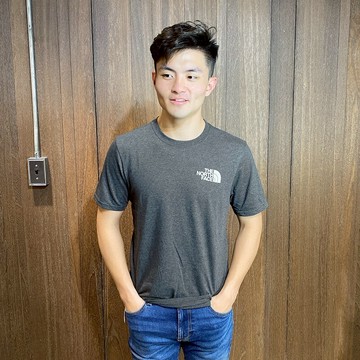 美國百分百【The North Face】T恤 TNF 短袖 T-shirt 北臉 小logo 男 鐵灰 S號 BQ21