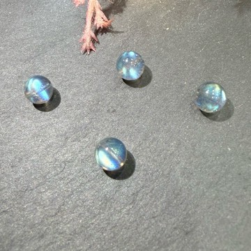 💕 𝓒. 𝓣 晶寶💕小燈泡 💡高品質 拉長石 月光石 水晶 圓珠 單珠 散珠 diy 設計 有孔洞