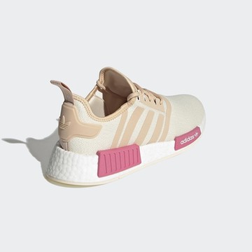adidas 運動鞋 女鞋 慢跑鞋 三葉草 襪套 緩震 NMD_R1 W 奶茶粉 GZ7998