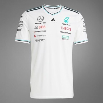 Adidas 愛迪達 Mer Dr Jsyw Am JX5795 男 T恤 運動上衣 休閒短袖 白 F1賽車
