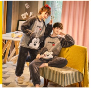 ディズニー ミッキー パジャマ レディース メンズ モコモコ おしゃれ セットアップ 冬 ペア カップル もこもこ ルームウェア ペアルック 通販 Lineポイント最大6 0 Get Lineショッピング