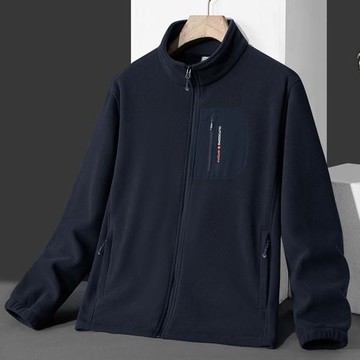 搖粒絨外套男女同款秋冬季加絨加厚保暖衛衣開衫大碼雙面抓絨衣潮