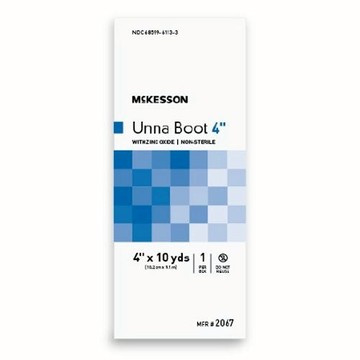 Unna Boot 4 Inch x 10 Yard, Case of 12 by McKesson