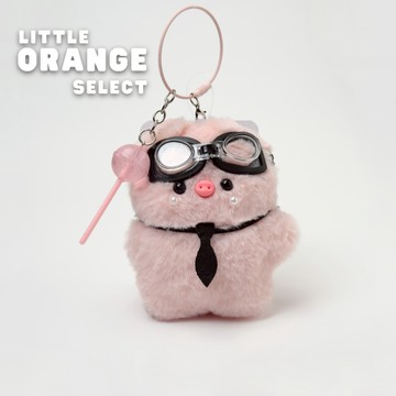 飛行員小豬吊飾 情人節 交換禮物 療癒 玩偶 可愛娃娃 包包吊飾 生日禮物