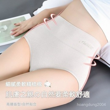 台灣出貨 彈力收腹內褲 純棉內褲 透氣舒適內褲 無痕內褲 女生內褲 內褲女 女性內褲 高腰收腹內褲 女士艾草抗菌襠內褲