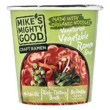 Mike's Mighty Good, 手工拉面，全素蔬菜拉面湯，1.9 盎司（54 克）