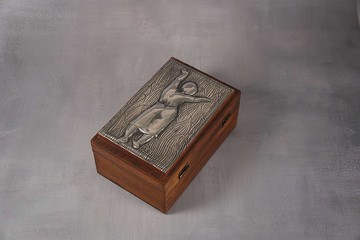 錫雕 小  放鬆  能量   冥想收納盒