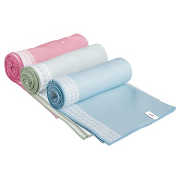 【SIKAER】好好棉自黏擦髮巾(L) 三件組-藍綠粉