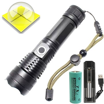 TX特林 XHP50 LED強亮USB充電手電筒(T-BESTVIP-P50)
