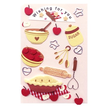 知音Jean 生活巧手貼卡-櫻桃派
