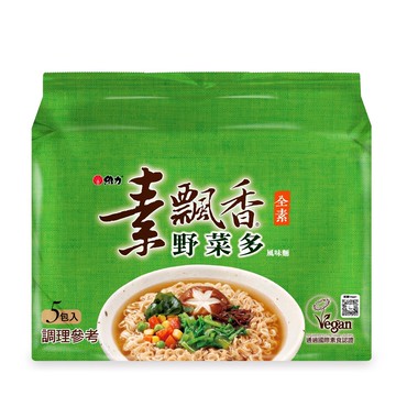 素飄香野菜多風味麵5包入