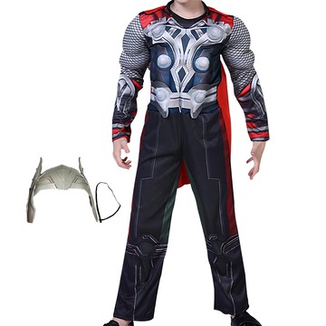 MARVEL 漫威 萬聖節變裝服 M  雷神索爾 + 面具  1組