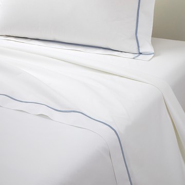 Yves Delorme Athena Flat Sheet, Full/Queen