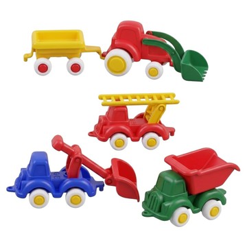 VIKINGTOYS 維京玩具 迷你工程小車隊  7cm  顏色隨機  1組