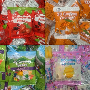 【粿女兒商行】??現貨 QQ多樣3D造型軟糖(草莓/橘子/小熊/冰淇淋）